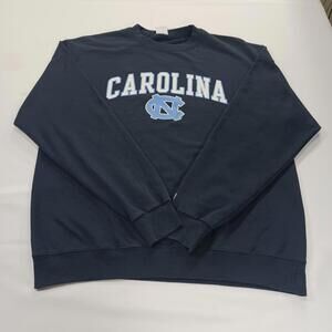Champion North Carolina Tar Heels Men's Blue Pullover Sweatshirt Size Large